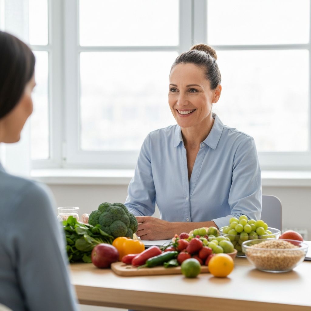 Healthy nutrition consultation